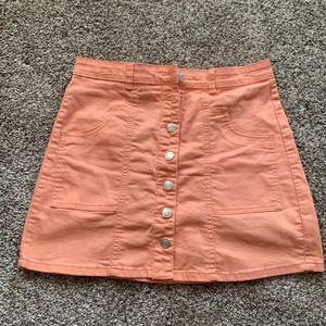 Orange skirt